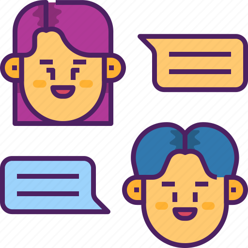 Bubble, chat, communication, conversation, discussion, speech, talk icon - Download on Iconfinder