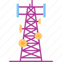 antenna, cell tower, signal, signal tower, tower, transmitter, wireless