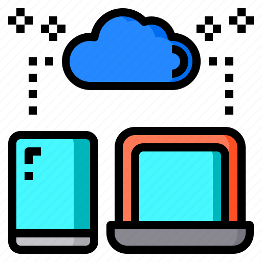 Cloud, forecast, laptop, network, smartphone, social, tablet icon - Download on Iconfinder