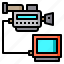 camera, computer, monitor, recorder, television, transmission, video 