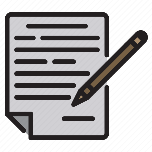Document, pen, communication, connection icon - Download on Iconfinder