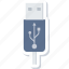usb, cable, charging, connector, power, wire 