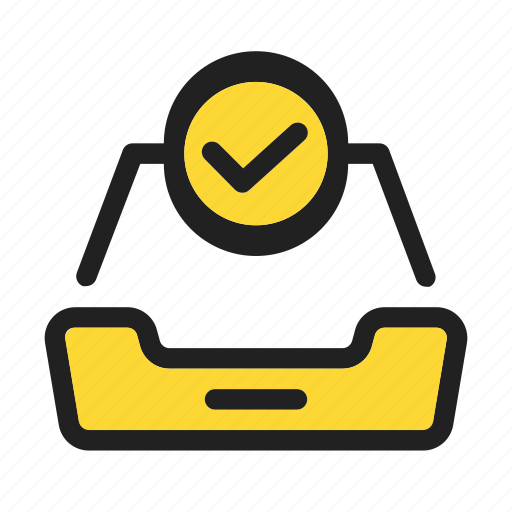 Box, checklist, done, email, letter, mail, storage icon icon - Download on Iconfinder
