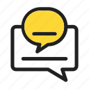 bubble, chat, communication icon, message