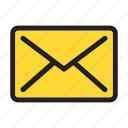 communication, email, letter, mail, message icon