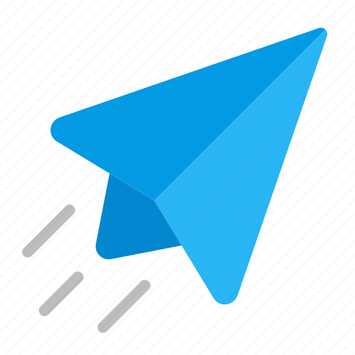 Send, message, dm, direct, airplane, paper icon - Download on Iconfinder