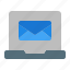 computer, email, envelope, laptop, mail, message 