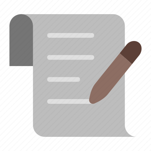 Letter, contract, feedback, review, write icon - Download on Iconfinder