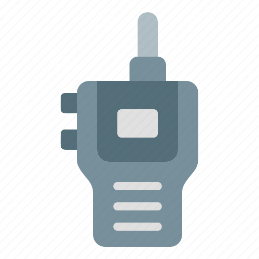 Walkie talkie, transmitter, frequency, radio, military icon - Download on Iconfinder