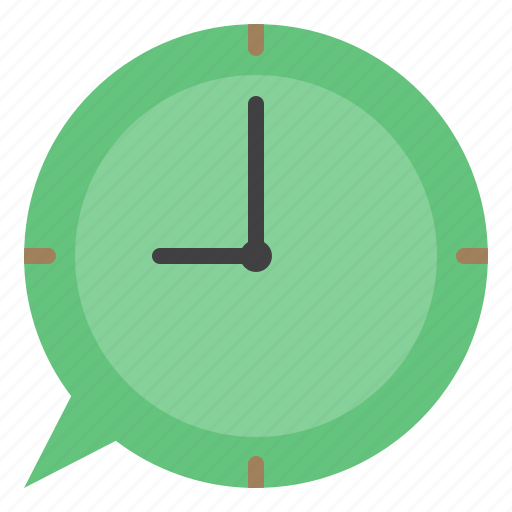 Box, chat, clock, connection icon - Download on Iconfinder