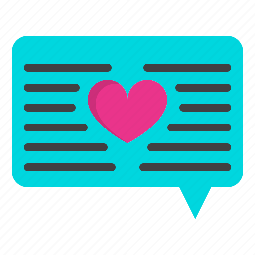 Box, chat, love, connection icon - Download on Iconfinder