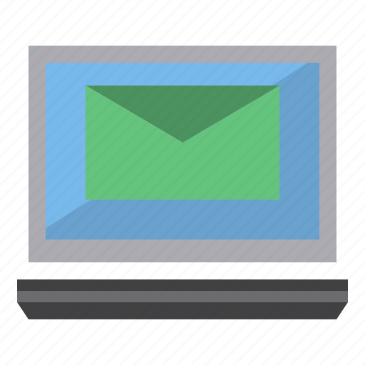 Laptop, mail, communication, connection icon - Download on Iconfinder