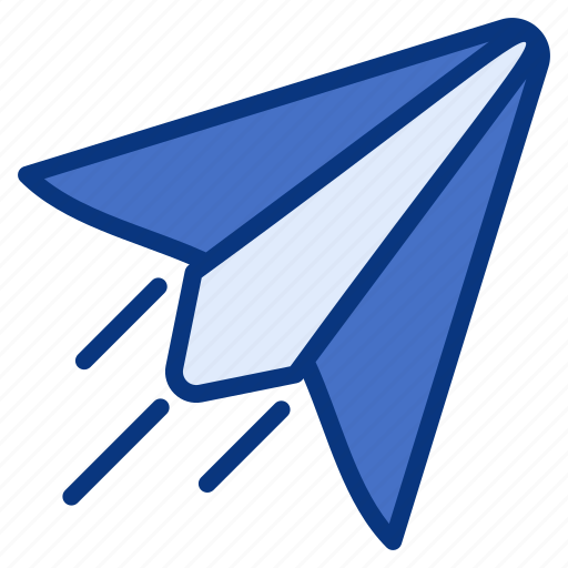 Paper, plane, communication, chat, message, phone icon - Download on Iconfinder