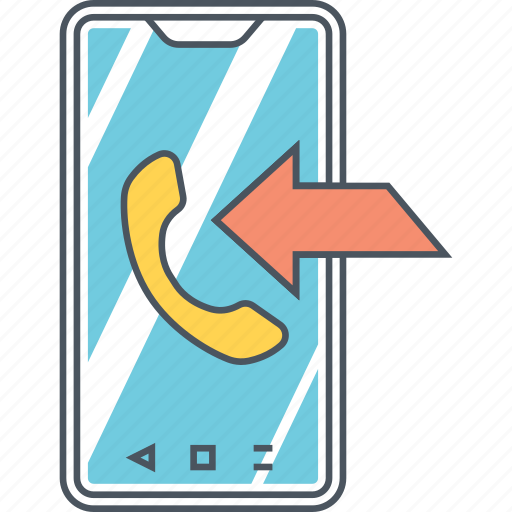 Incoming, incoming call icon - Download on Iconfinder