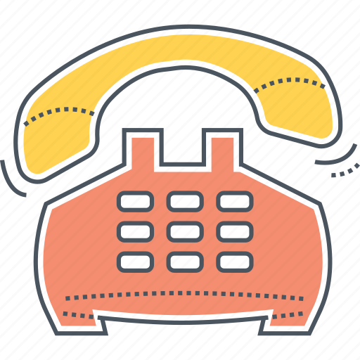 Landline, calling, phone, phone call, ringing icon - Download on Iconfinder
