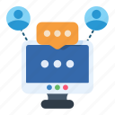 chat, comments, communication, conversation, message, desktop