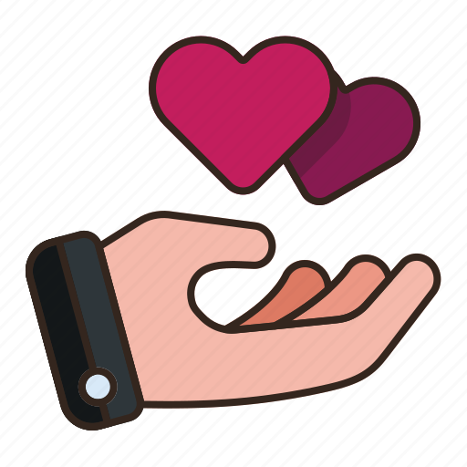 Doctor, patient, hand, healing, heart, treatment, care icon - Download on Iconfinder