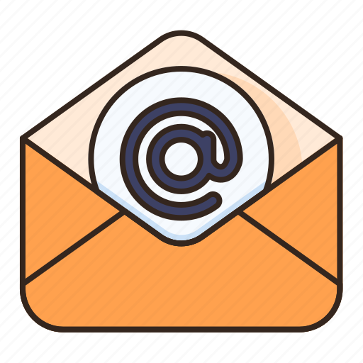 Sheet, message, at, letter, email, communication icon - Download on Iconfinder