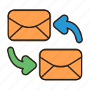 swap, email, message, letter, communication, transfer