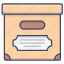 archive, box, documents, storage 