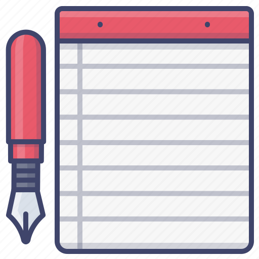 Notes, notebook, notepad, stationary icon - Download on Iconfinder