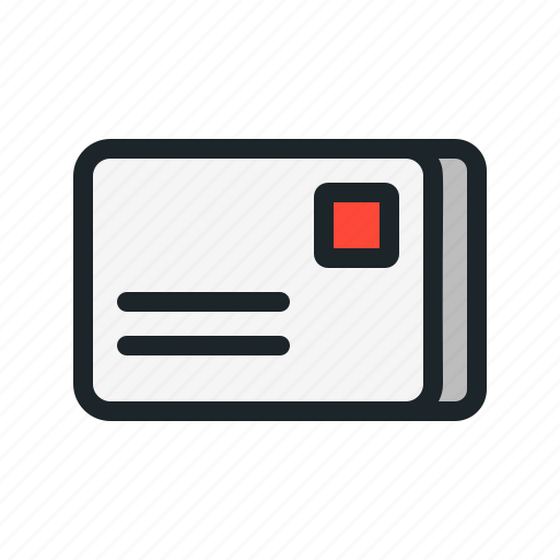 Card, greeting, letter, mail, postal, postcard icon - Download on Iconfinder