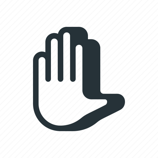 Gesture, hand, language, palm, sign, touch icon - Download on Iconfinder