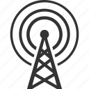 communication tower, radio, television