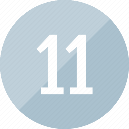 Eleven, track, number icon - Download on Iconfinder
