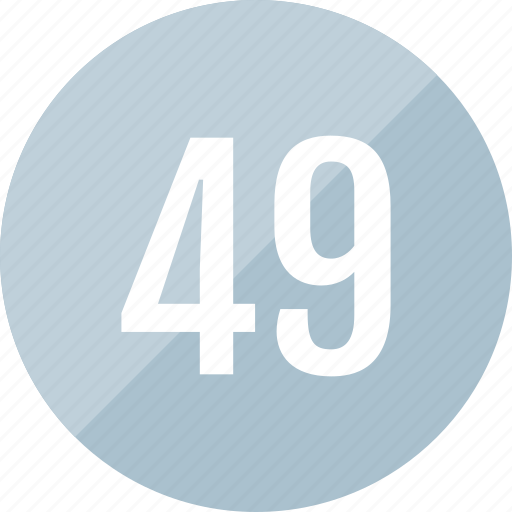 Number, 49, count, track icon - Download on Iconfinder