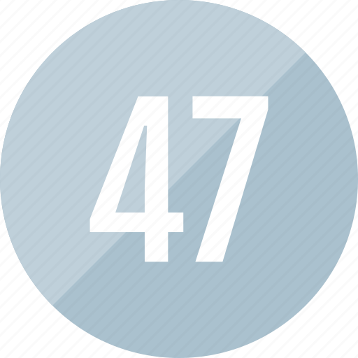 Number, track, 47 icon - Download on Iconfinder