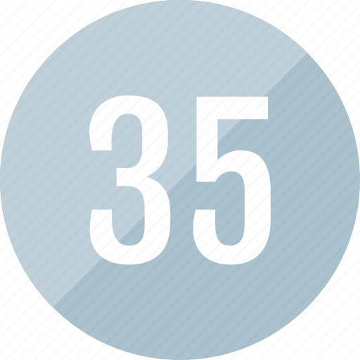 Number, track, 35 icon - Download on Iconfinder