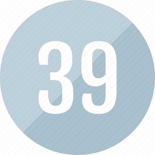 Number, 39, track icon - Download on Iconfinder