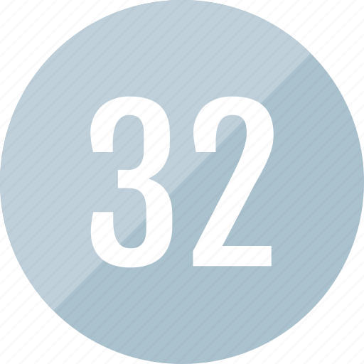32, track, number icon - Download on Iconfinder