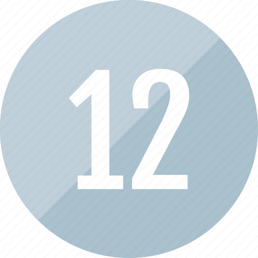 Number, track, twelve icon - Download on Iconfinder