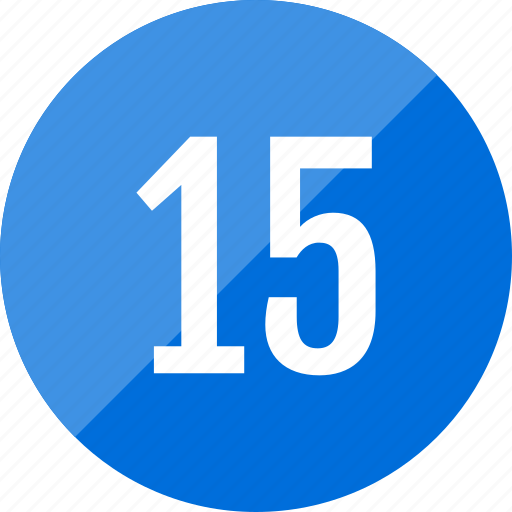 Number, fifteen, numero icon - Download on Iconfinder