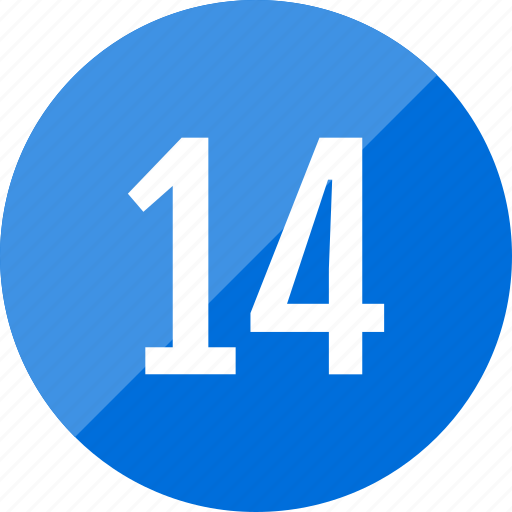 Number, fourteen, numero icon - Download on Iconfinder