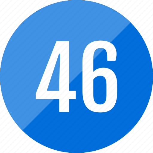 Number, 46, numero icon - Download on Iconfinder