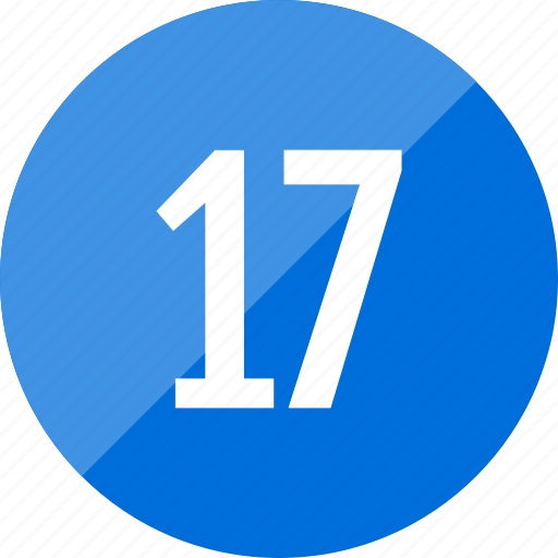 Number, numero, seventeen icon - Download on Iconfinder
