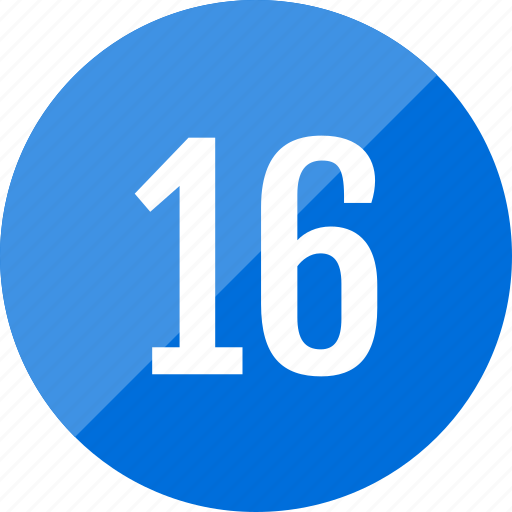 Number, sixteen, numero icon - Download on Iconfinder