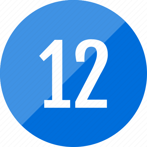Number, numero, twelve icon - Download on Iconfinder