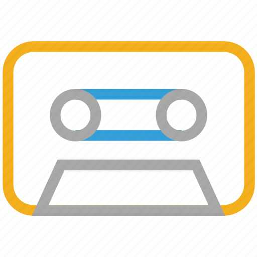 Audio cassette, audiotape, cassette, tape icon - Download on Iconfinder