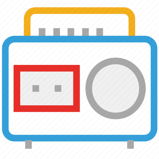 Audiotape, boombox, stereo, player icon - Download on Iconfinder