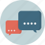 chat bubbles, communication, conversation, dialogue, group chat, messages, reply 