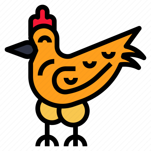Chick, chicken, cock, community, hen, poultry icon - Download on Iconfinder