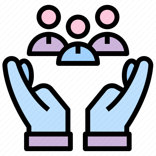 Human, resources, caring, cherish, protect, workforce icon - Download on Iconfinder