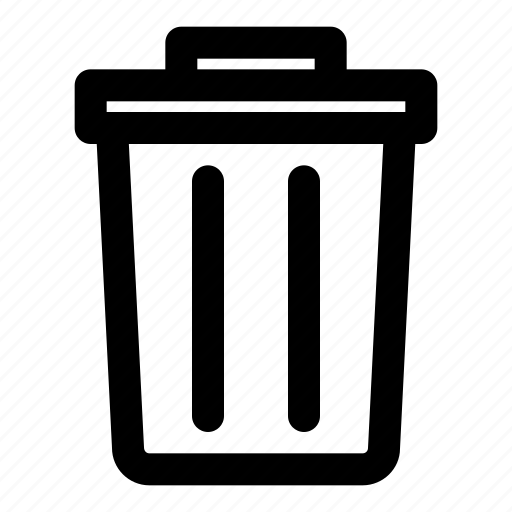 Dustbin, garbage can, rubbish bin, trash can icon - Download on Iconfinder