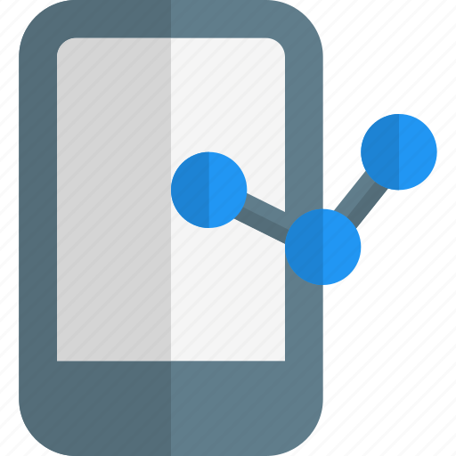 Mobile, diagram, point, work icon - Download on Iconfinder