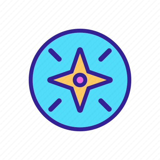 Compass, contour, drawing, exploration, north, travel icon - Download on Iconfinder