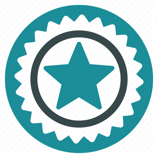 Medal, seal, award, label, prize, quality, star icon - Download on Iconfinder